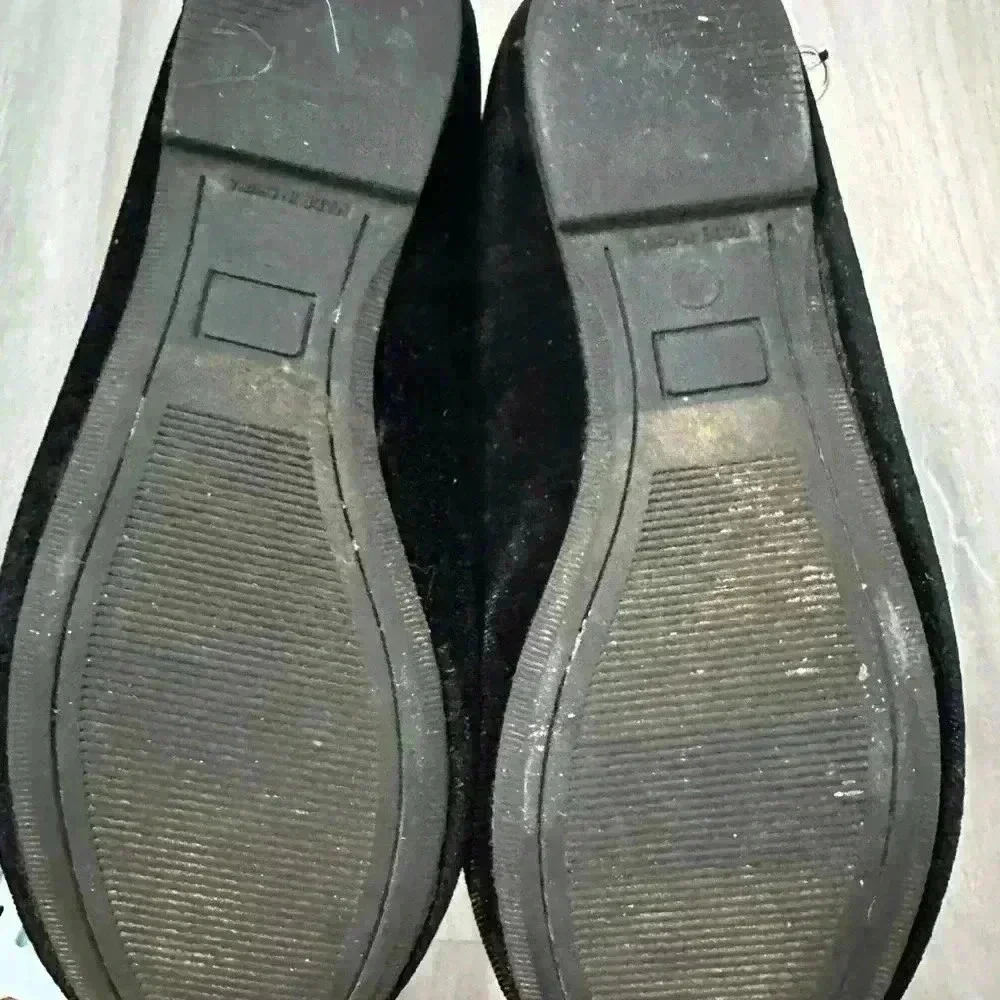 Gymboree Fun and Fancy Girls Black Flat Dress Shoes Holiday toddler size 13